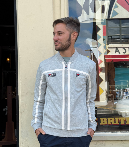 Emilio Gray Marl / Gardenia - Track Top
