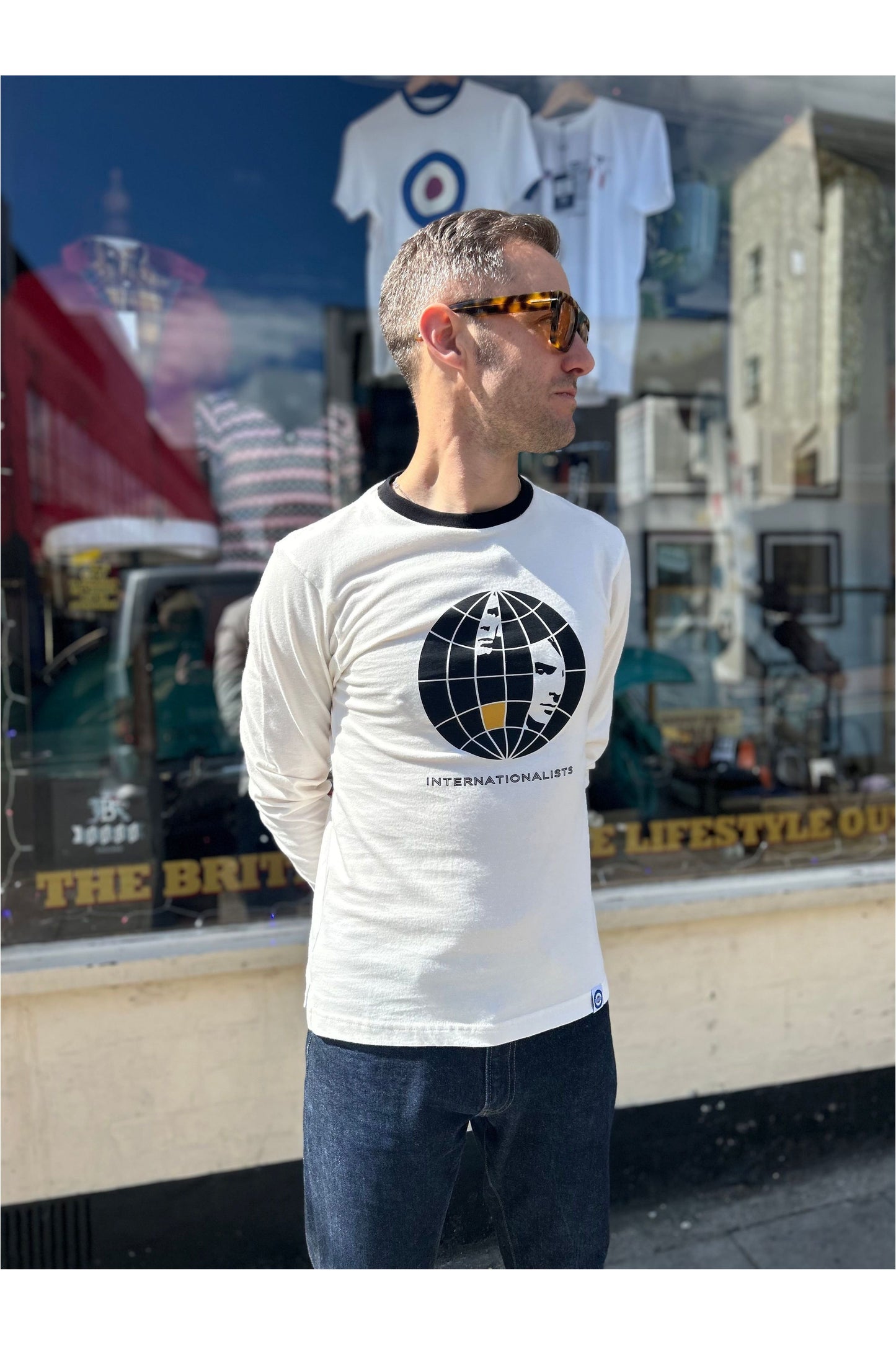 Internationalists Ecru Long Sleeve MF2539 - T-shirt