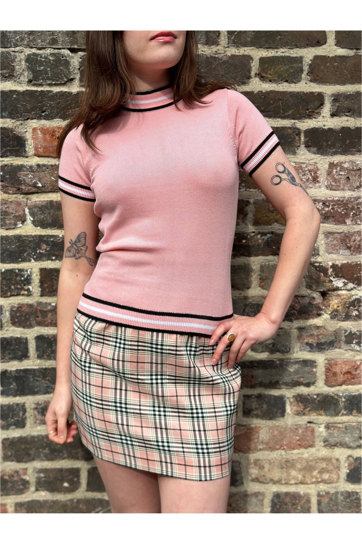 Dorval Coral Knitted - Mock Turtle Neck