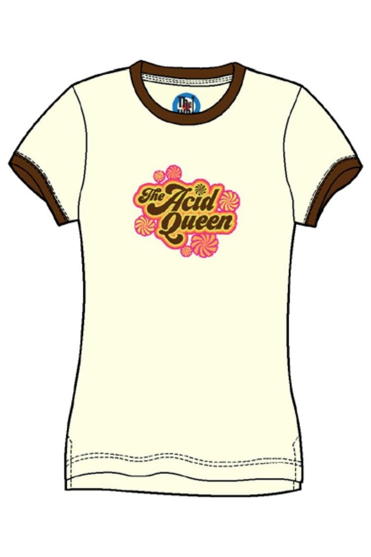 Exclusive Women's Acid Queen Ecru - T-Shirt