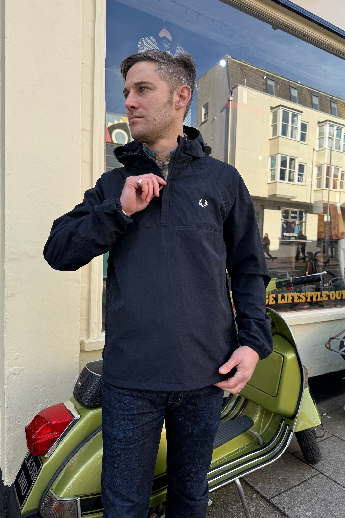 J2322 Ripstop Training Smock Navy - Jacket