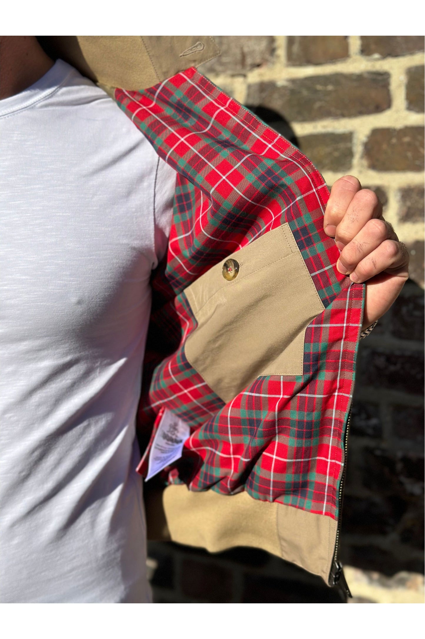 G9 Modern Classic Tan - Harrington Jacket