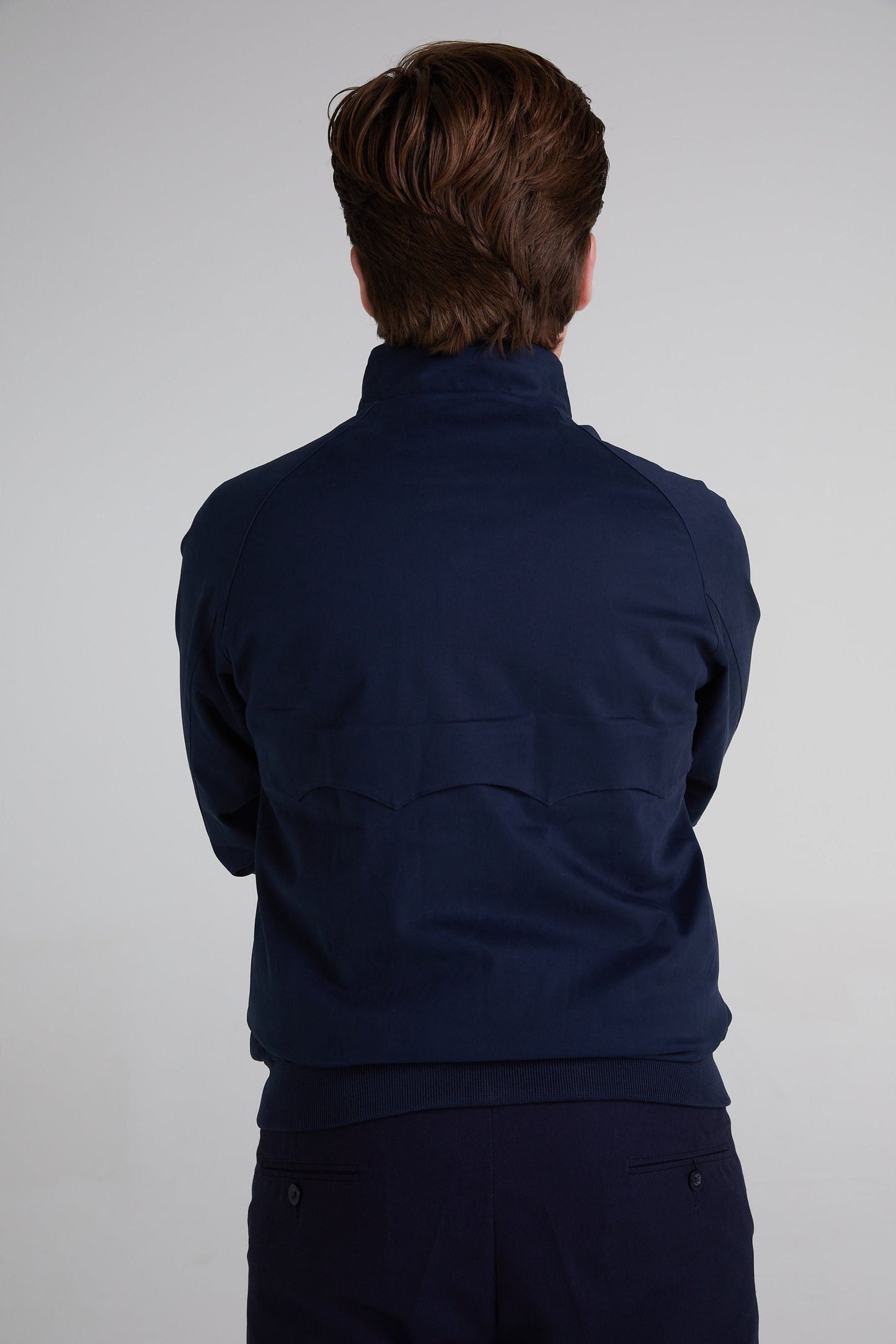 Men's Dark Navy - Harrington Jacket