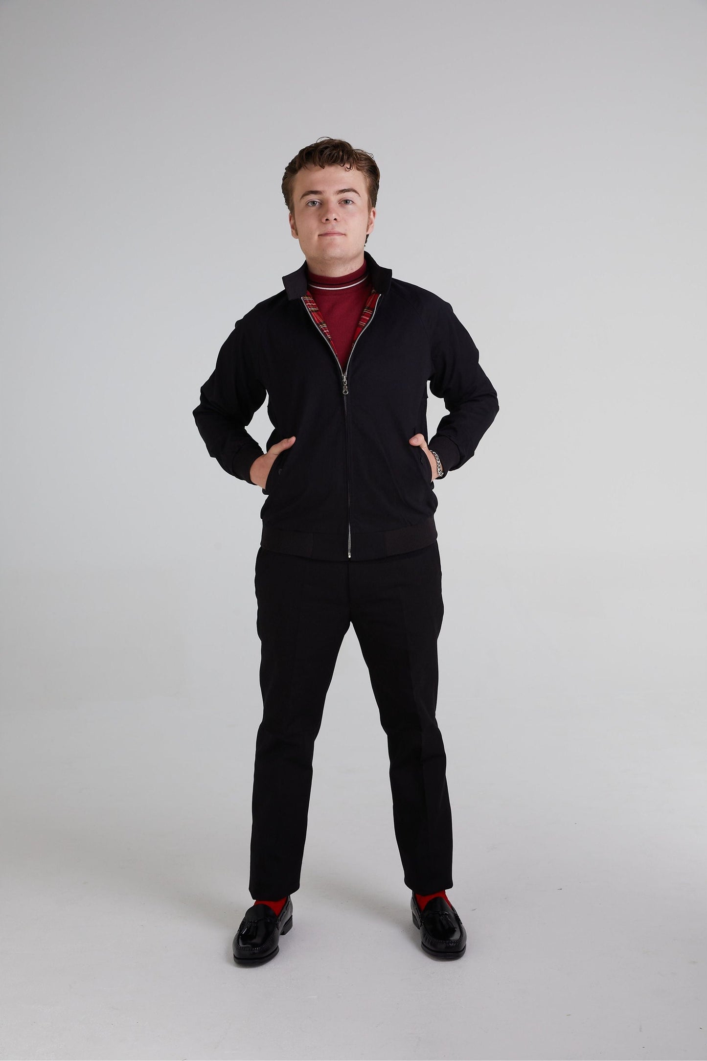 Men's Black - Harrington Jacket