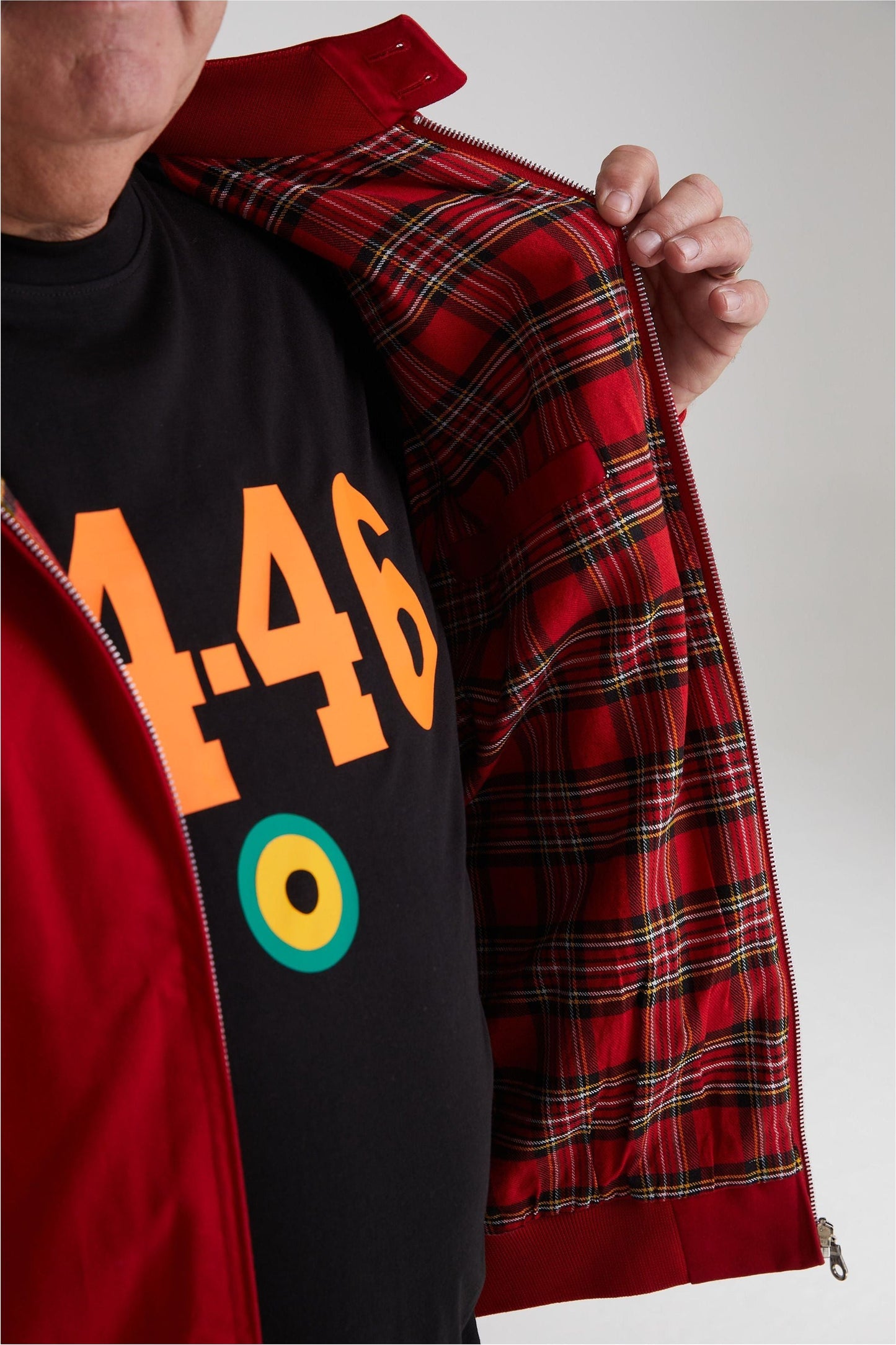 Men's Cherry Red - Harrington Jacket