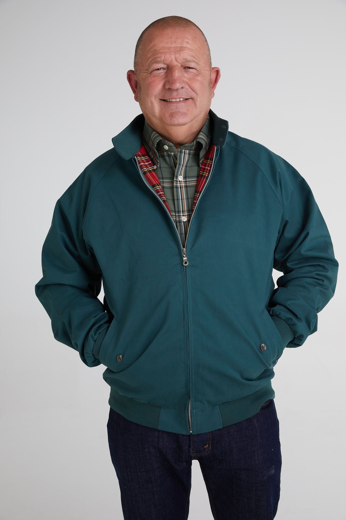 Men's Racing Green - Harrington Jacket
