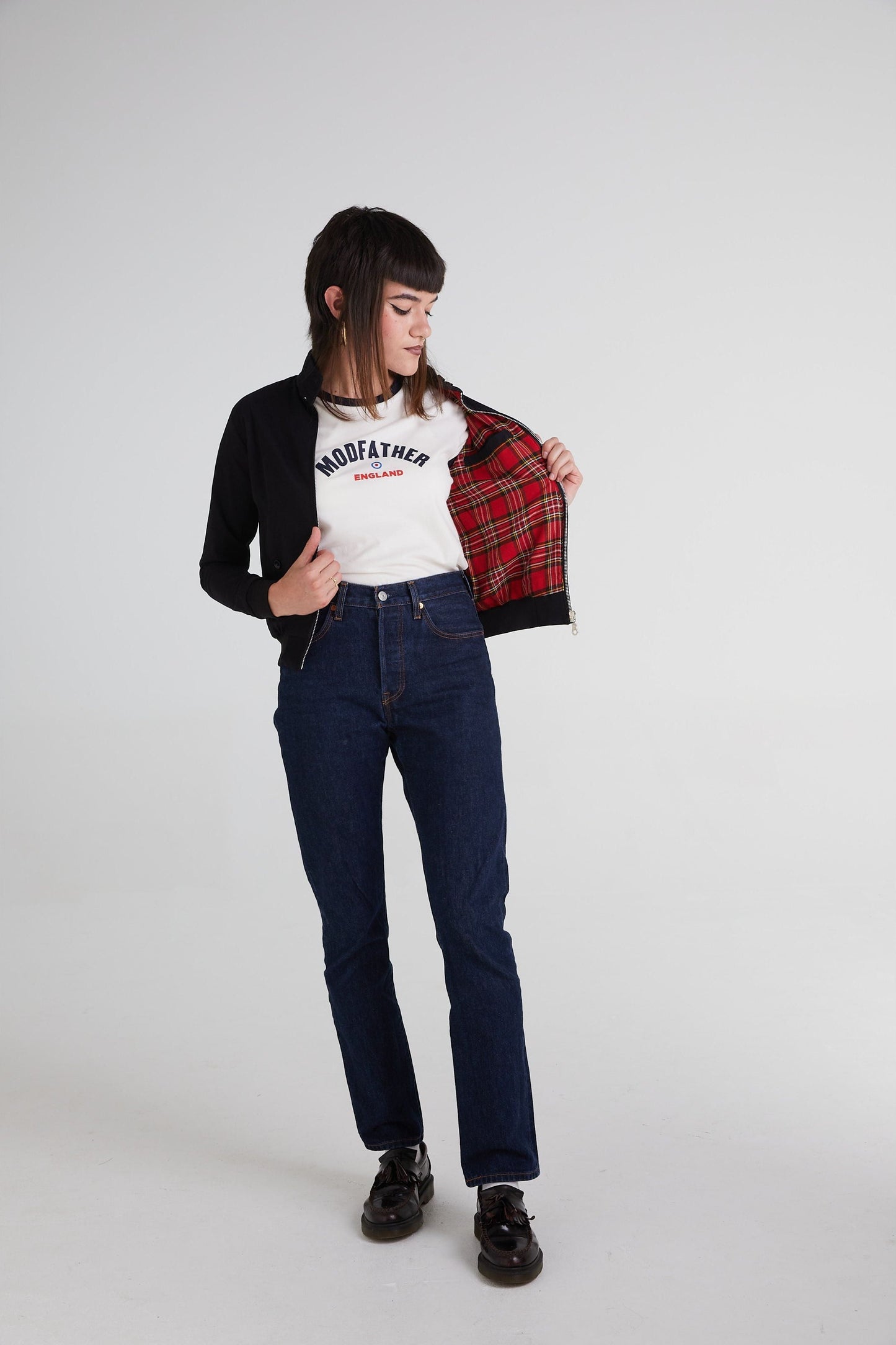 Women's Black - Harrington Jacket