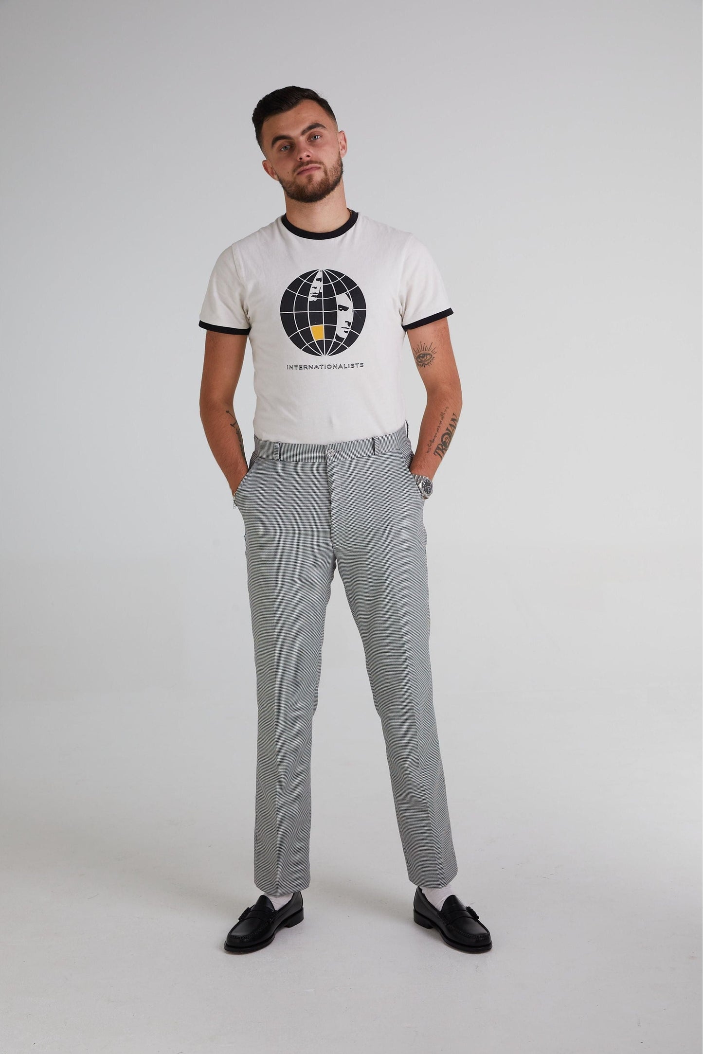 Sta Press Dogtooth - Trousers