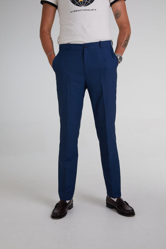 Sta Press Airforce Blue Tonic - Trousers