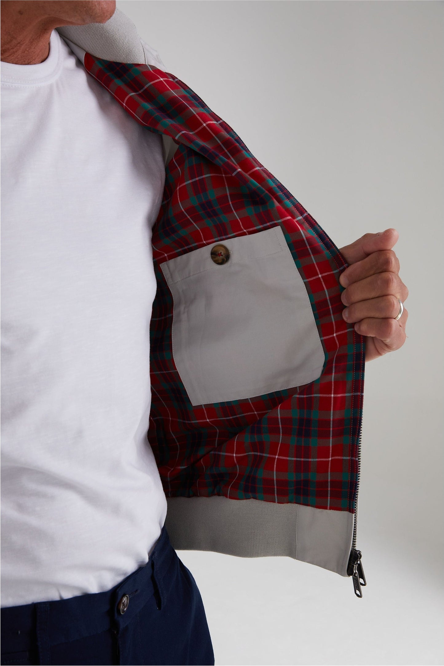 G9 Modern Classic Mist - Harrington Jacket