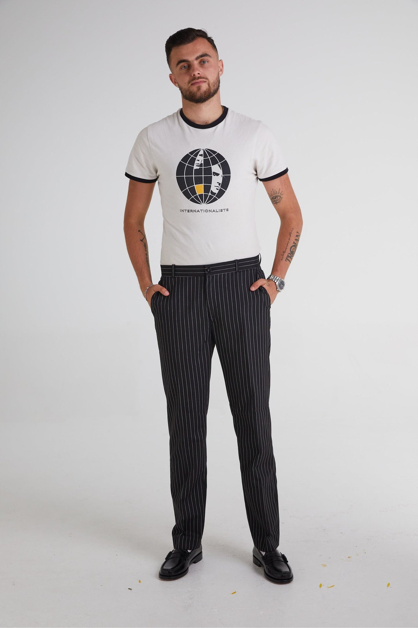 Sta Press Vintage Pinstripe - Trousers