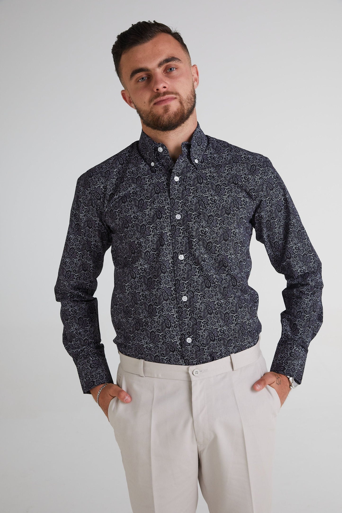 Paisley Black - Shirt