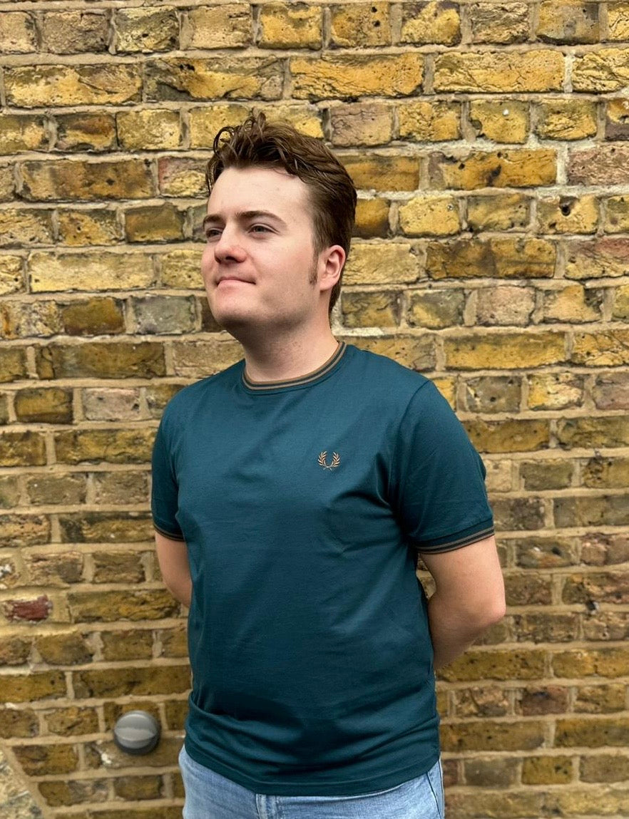 M1588 Twin Tipped Dark Petrol / Shaded Stone - T-Shirt