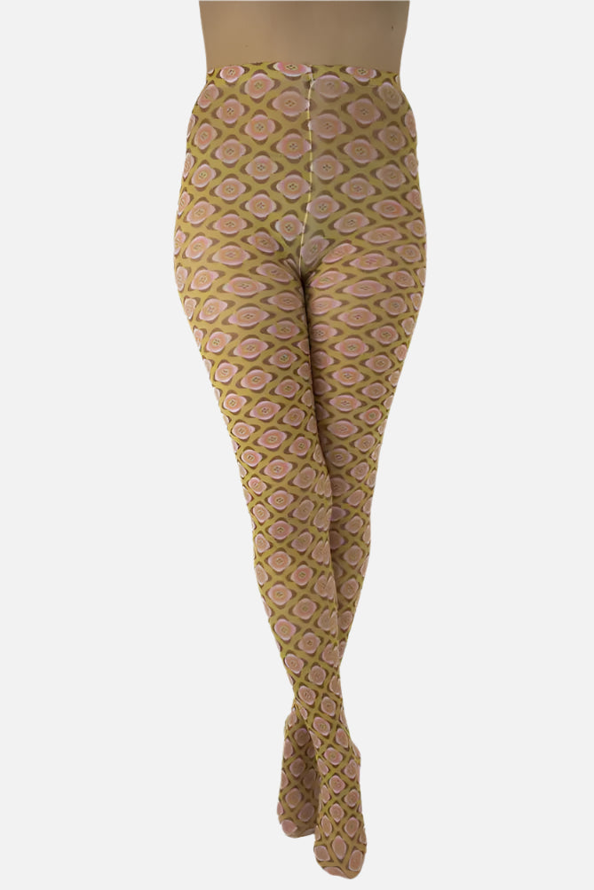 Printed Patterned One Size - Tights