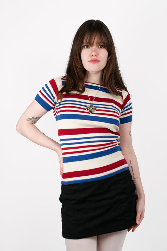 Jean Ecru Pacific Cherry - Knit