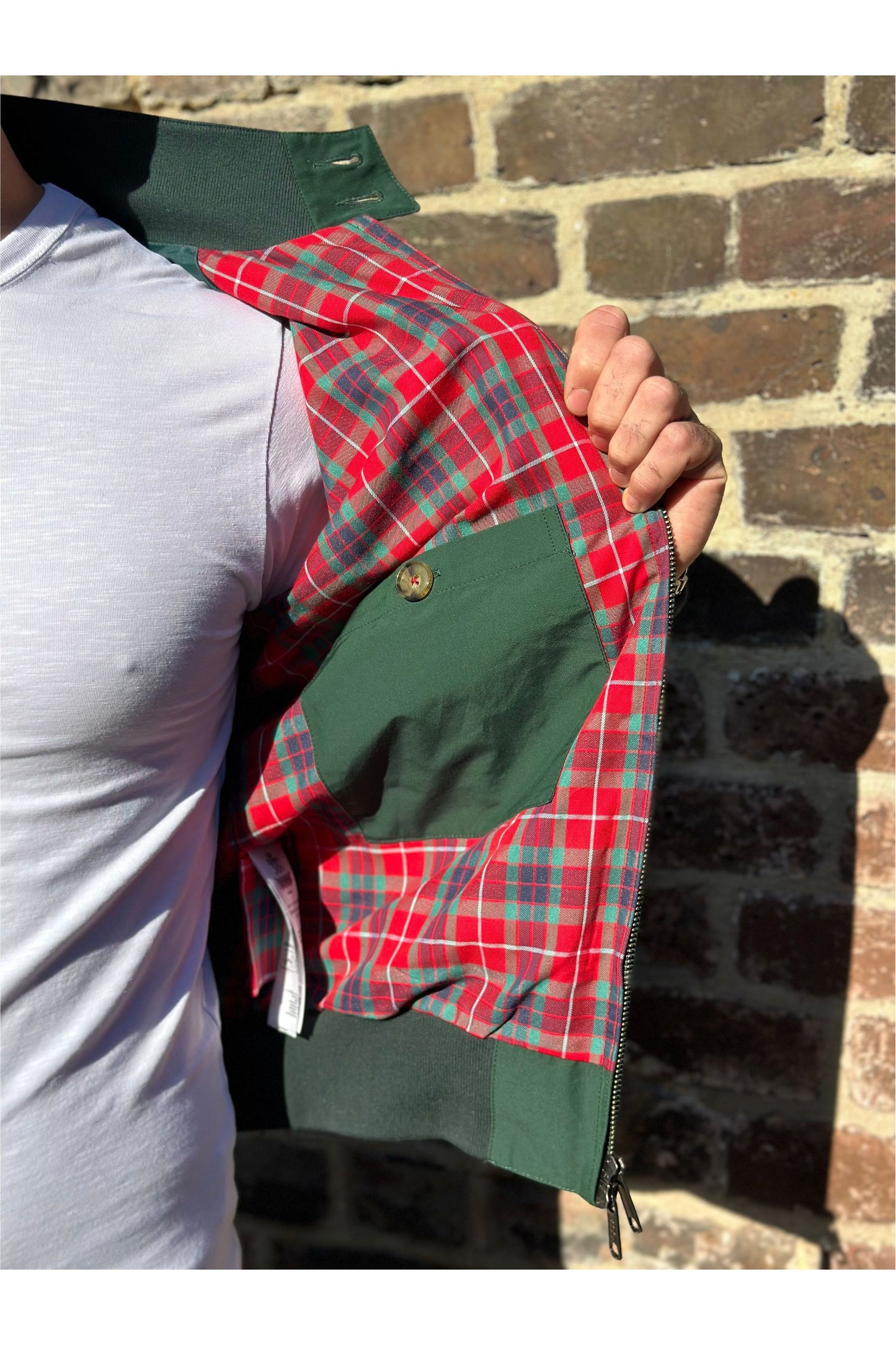 G9 Modern Classic Racing Green - Harrington Jacket