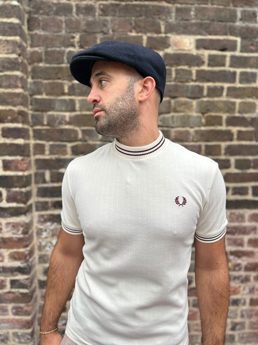 M8679 Ribbed Jersey Ecru - T-shirt