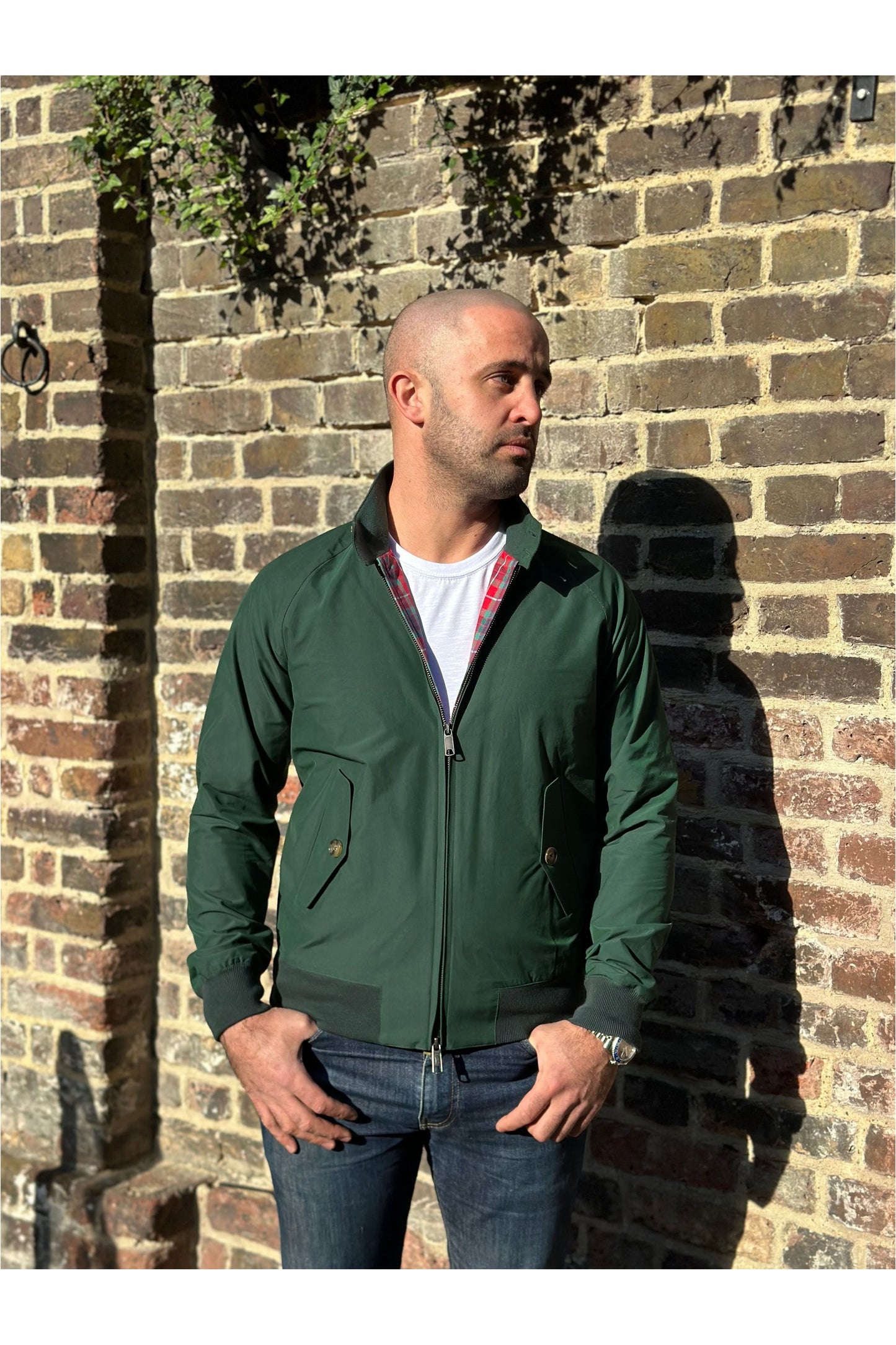 G9 Modern Classic Racing Green - Harrington Jacket