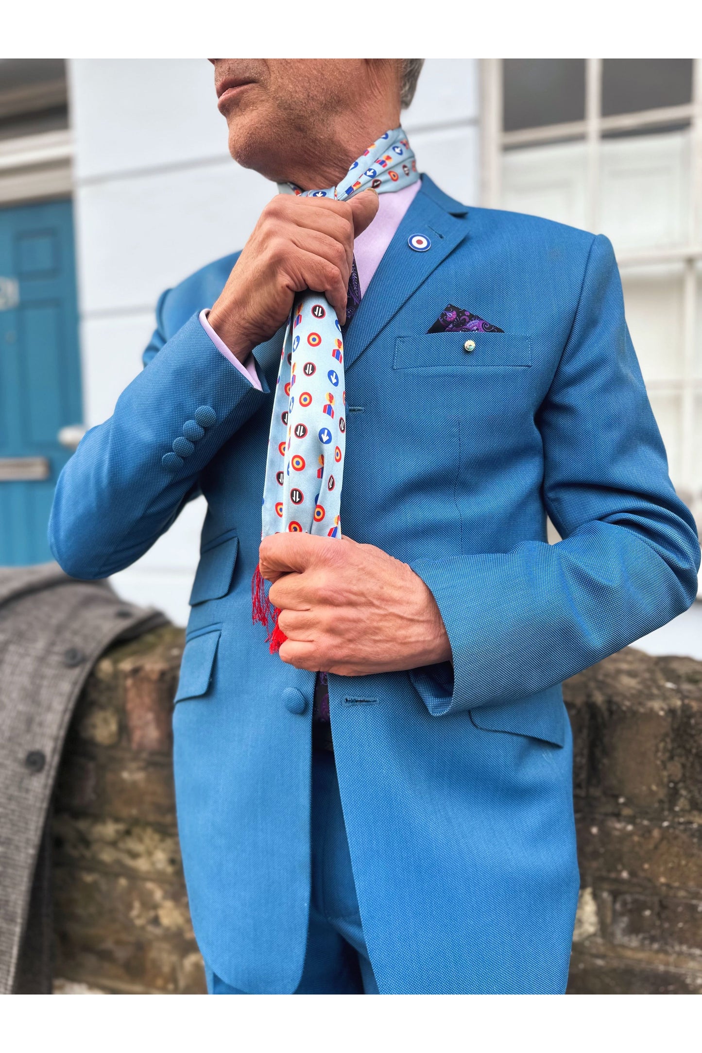 Exclusive Tootal Pop Art Symbols - Silk Scarf