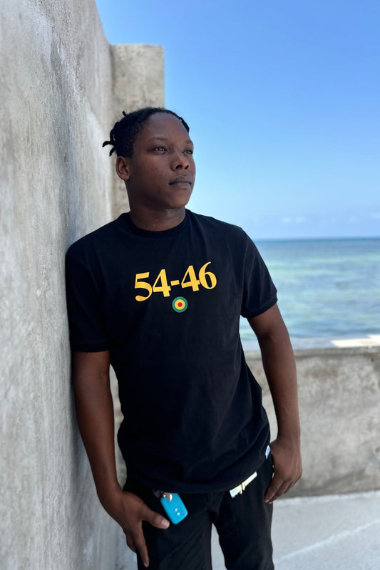 54-46 Black - T-Shirt