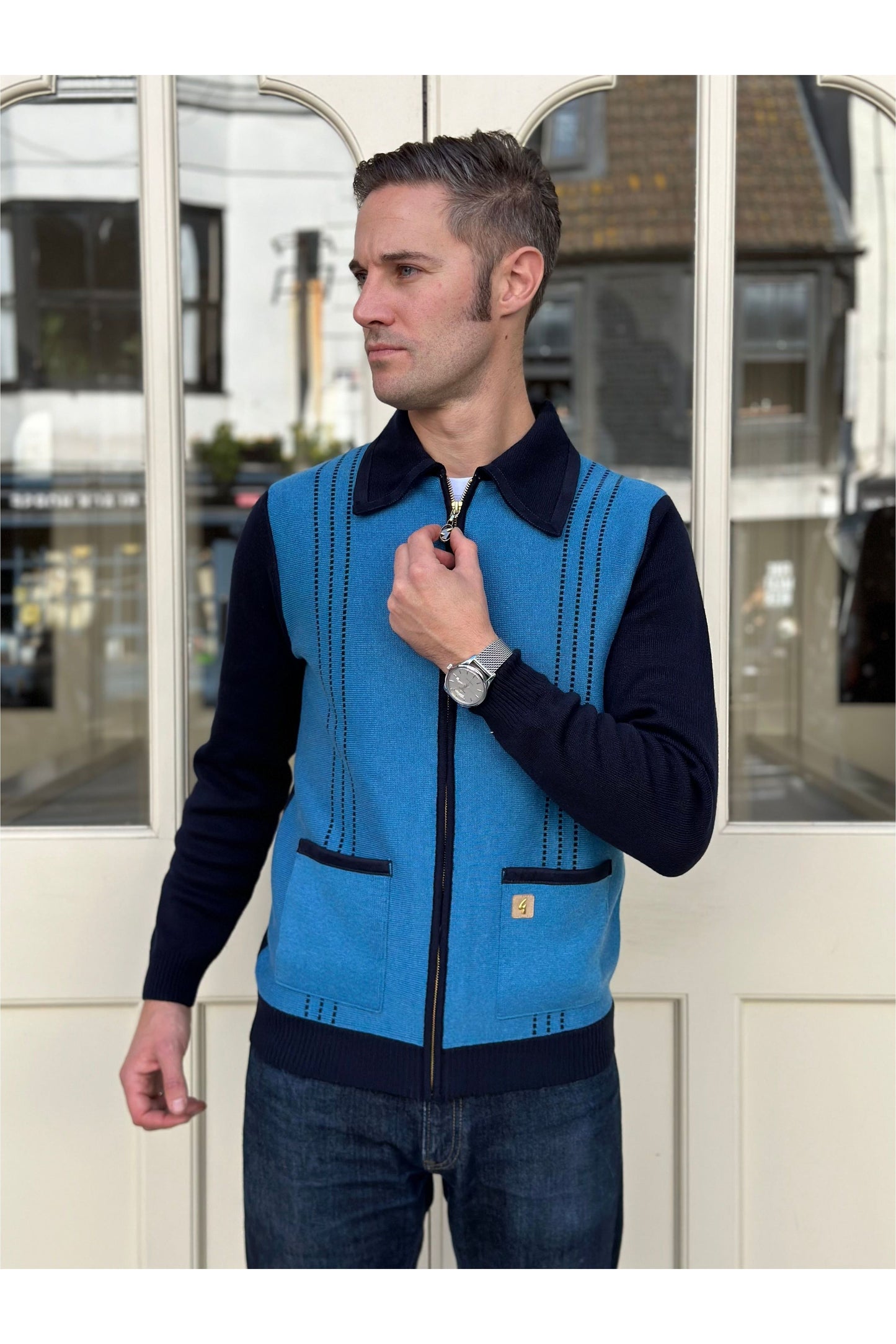 Clement Aqua - Yardi Cardi Knit