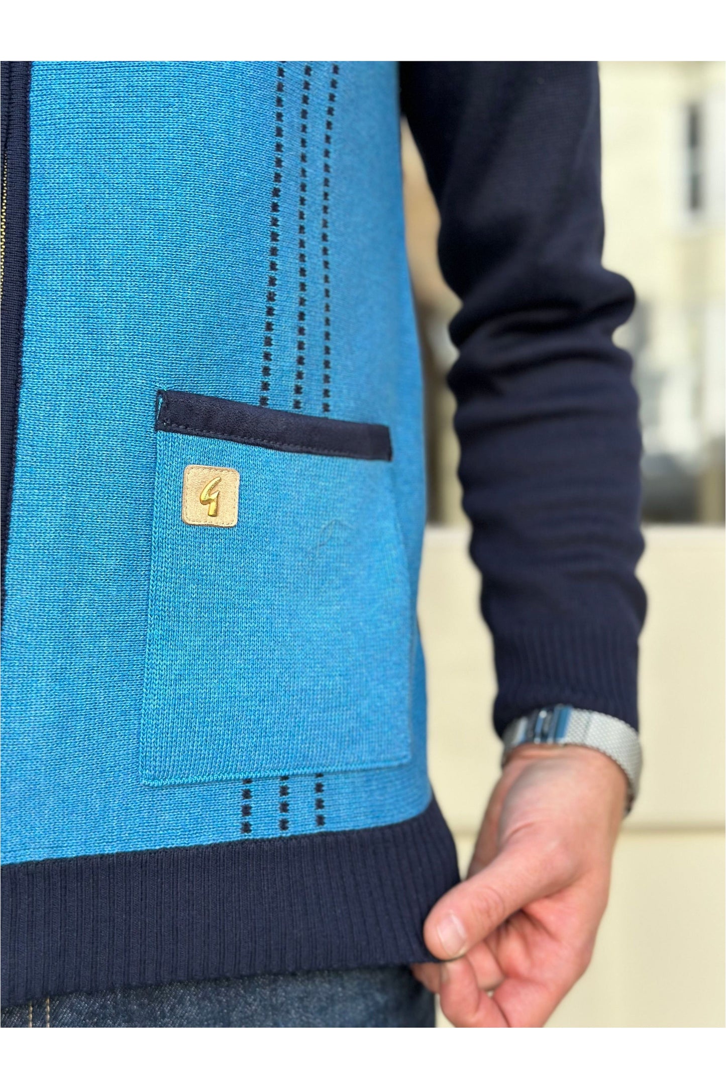 Clement Aqua - Yardi Cardi Knit