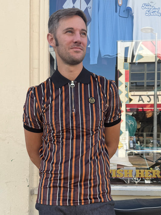 Lomazzo Stripe Velour - Polo