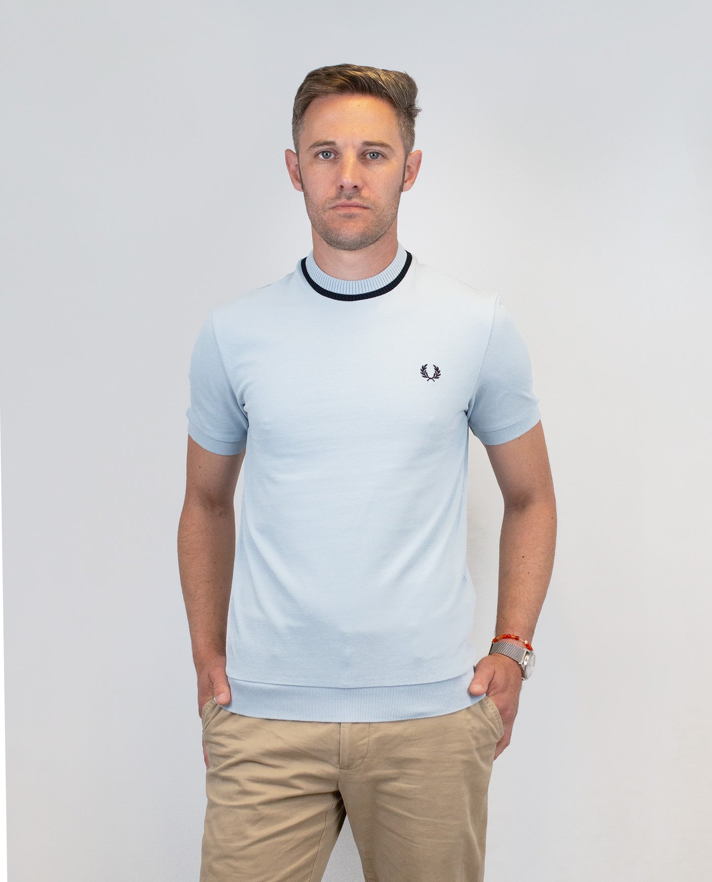 M7 Light Smoke Crew Neck Piqué - T-Shirt