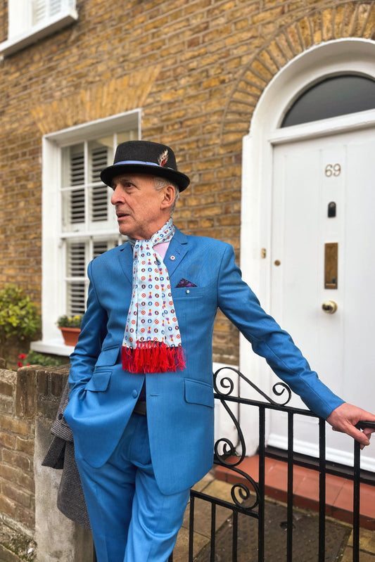 Exclusive Tootal Pop Art Symbols - Silk Scarf