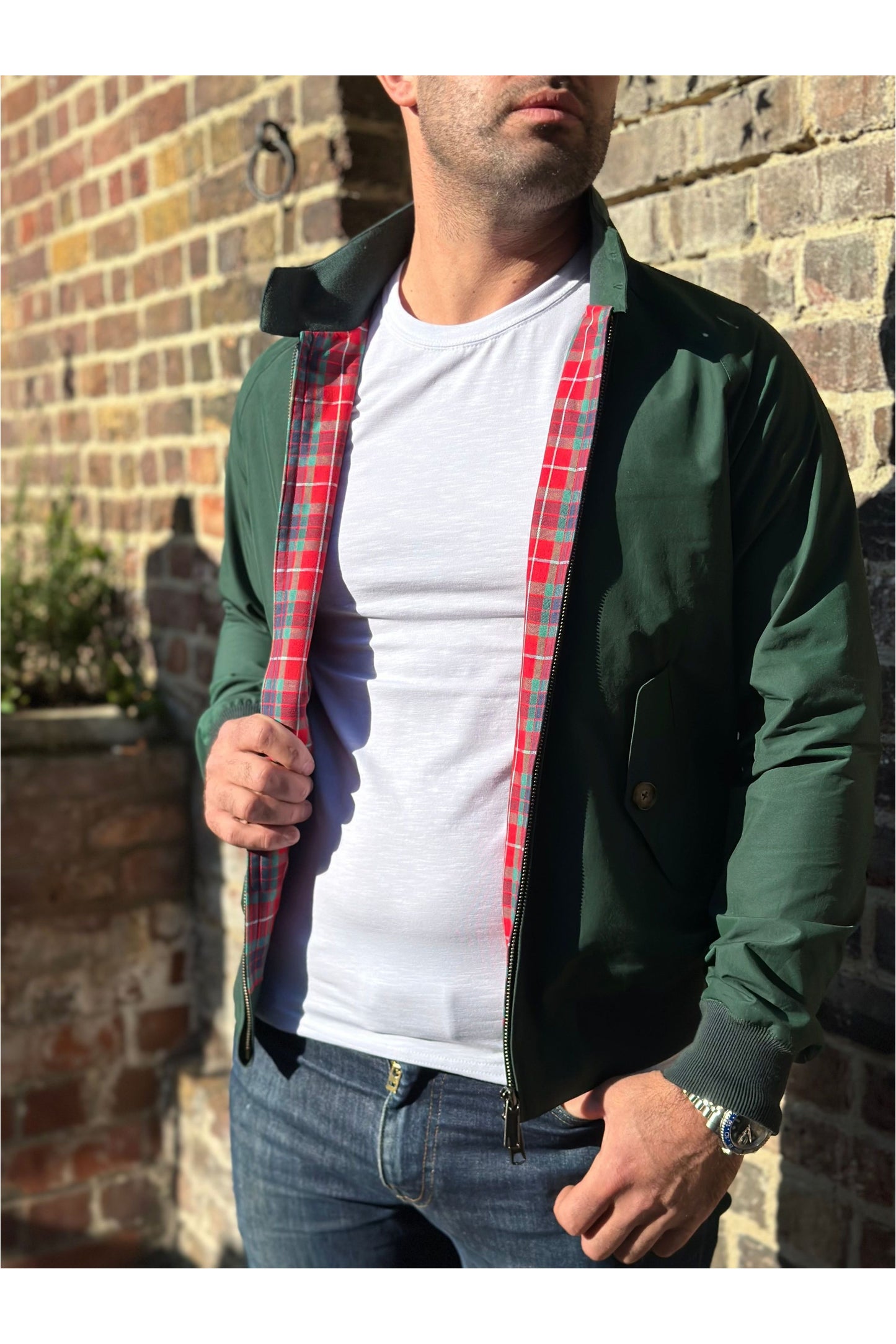 G9 Modern Classic Racing Green - Harrington Jacket