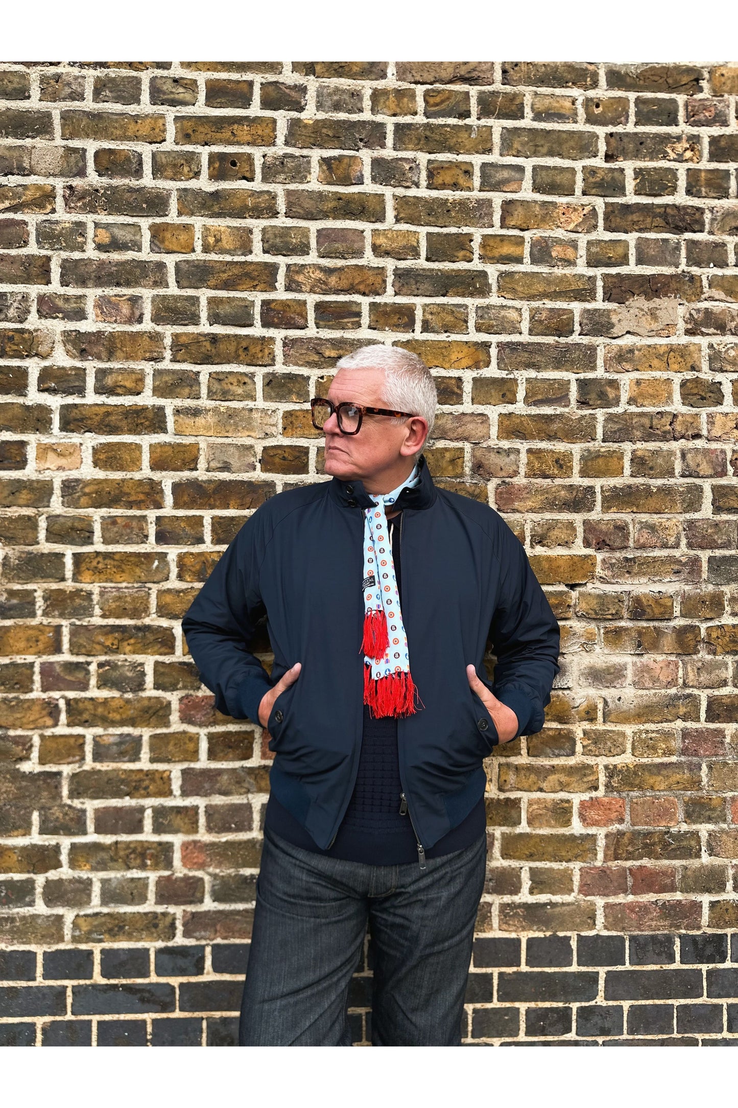 Exclusive Tootal Pop Art Symbols - Silk Scarf