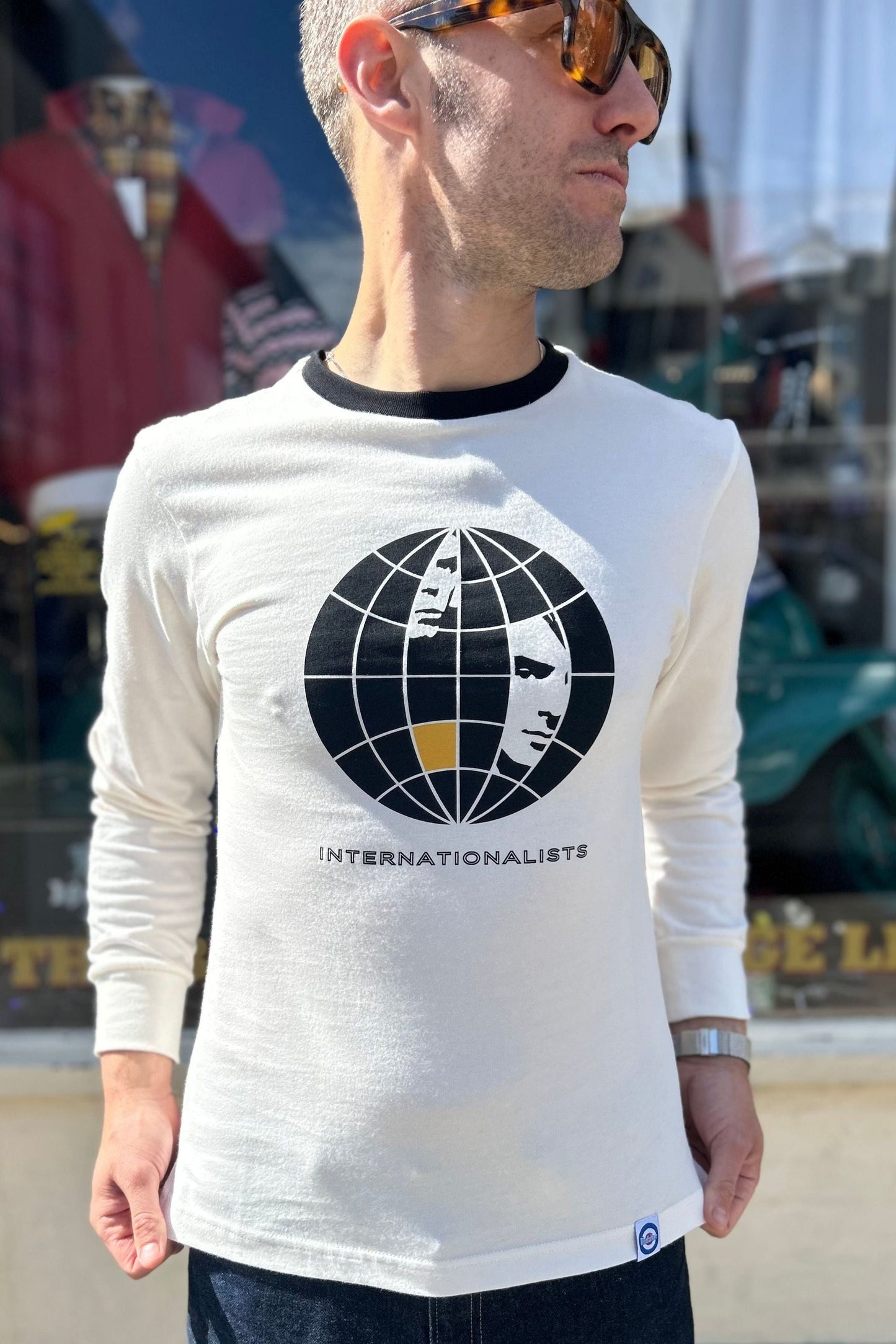Internationalists Ecru Long Sleeve MF2539 - T-shirt