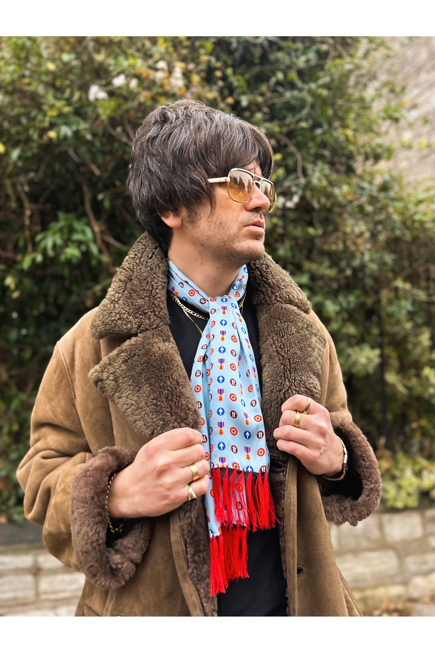 Exclusive Tootal Pop Art Symbols - Silk Scarf