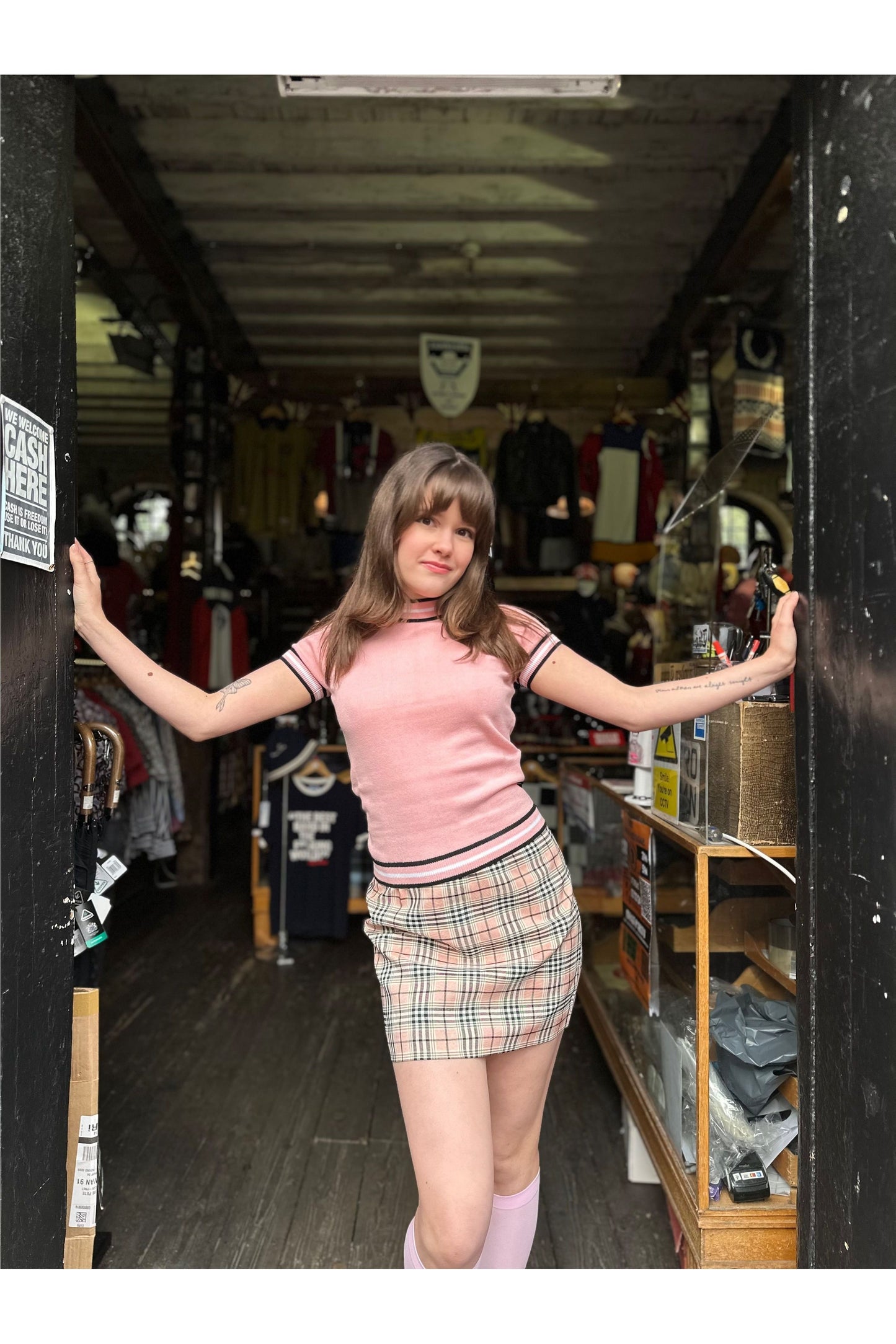 Dorval Coral Knitted - Mock Turtle Neck