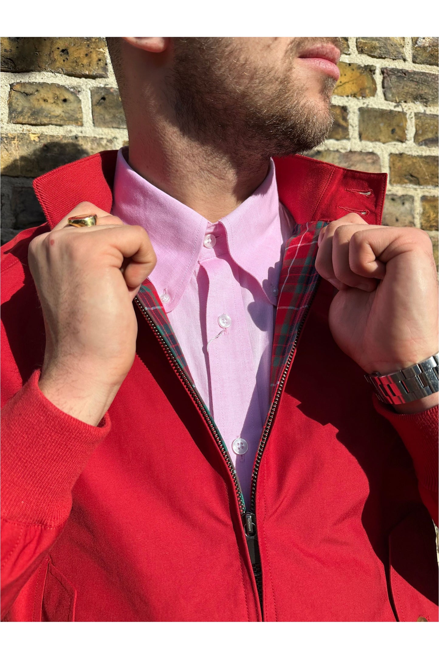 G9 Modern Classic Chili Pepper - Harrington Jacket