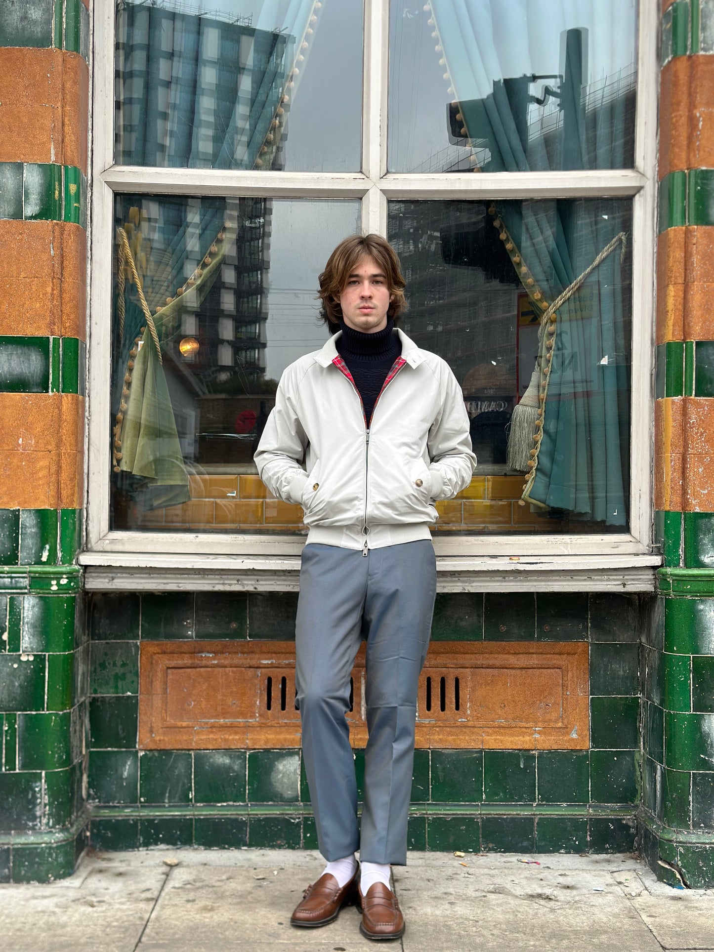 G9 Modern Classic Mist - Harrington Jacket