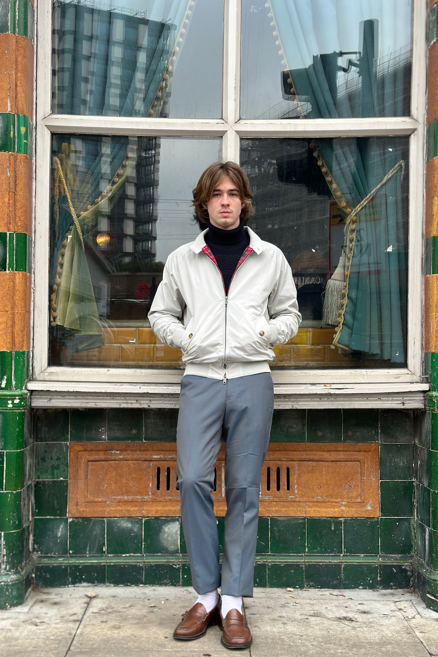 G9 Modern Classic Mist - Harrington Jacket