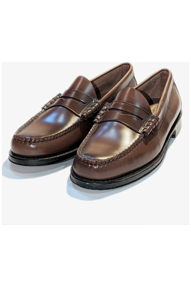 Larson Leather Mid Brown - Penny Loafer