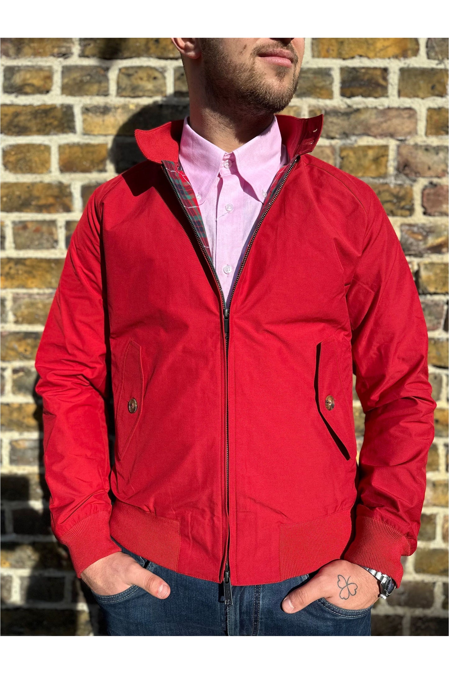 G9 Modern Classic Chili Pepper - Harrington Jacket