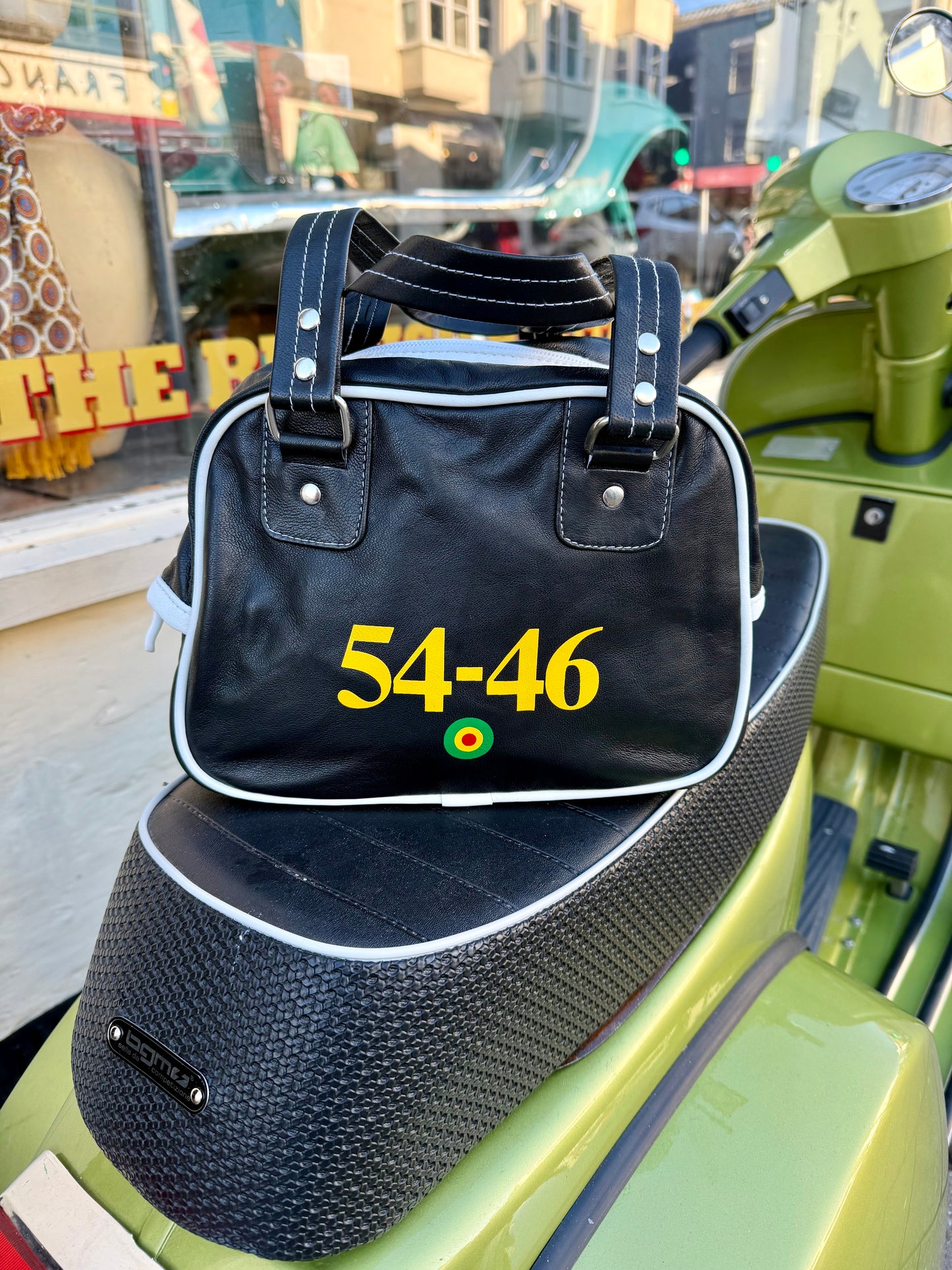 54-46 Black Leather - Bag
