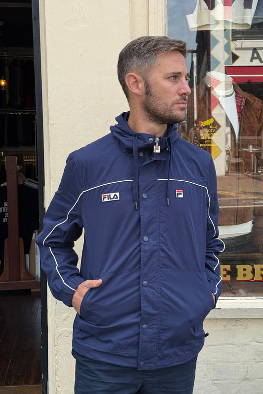 Gino Navy / Gardenia - Lightweight Jacket