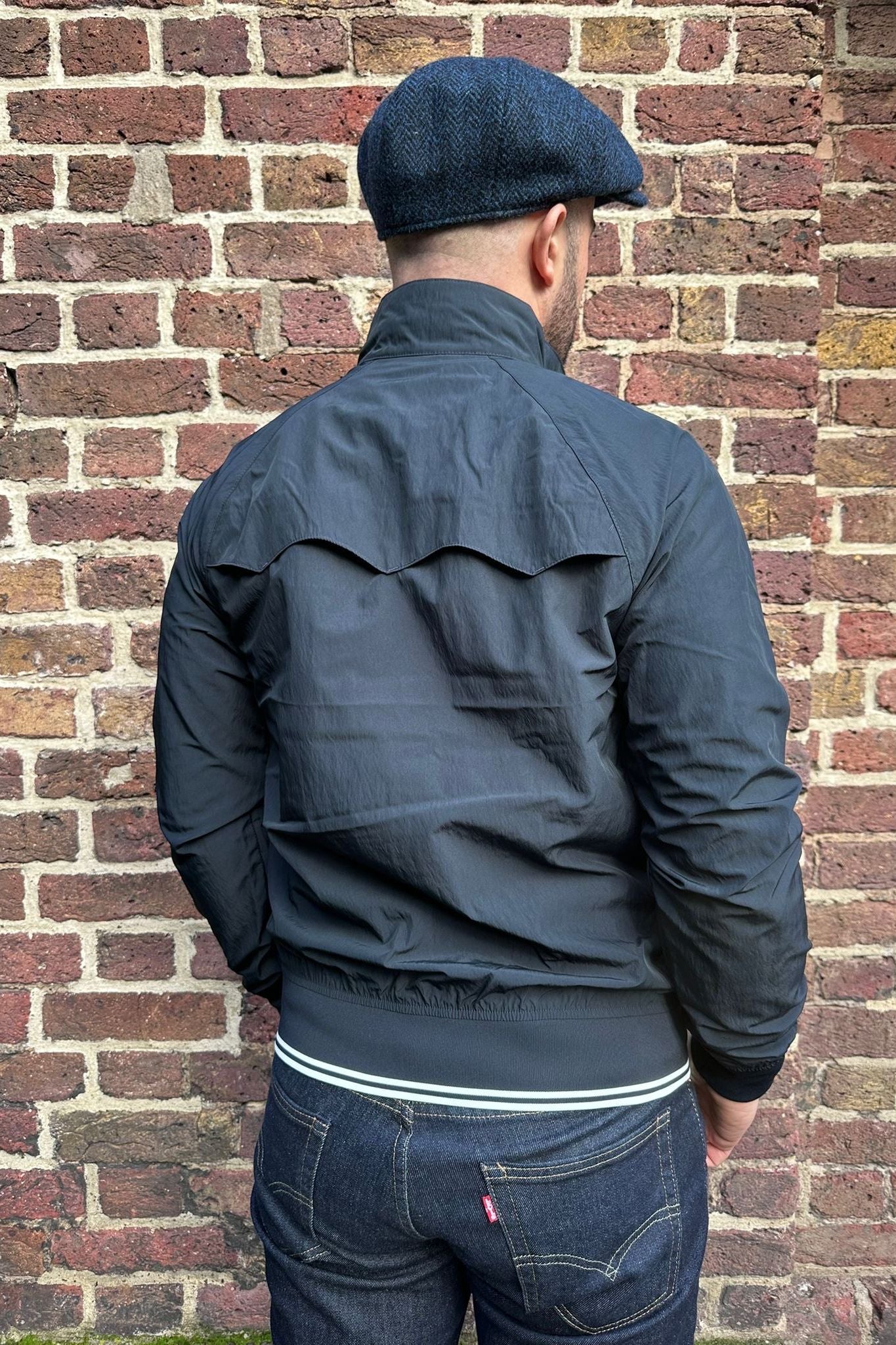 J2321 Crinkle Harrington Navy - Jacket