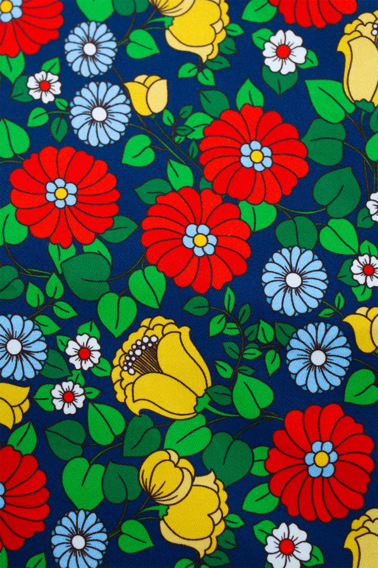 Exclusive 'Dolly' Wildwood Flower Navy - Scarf