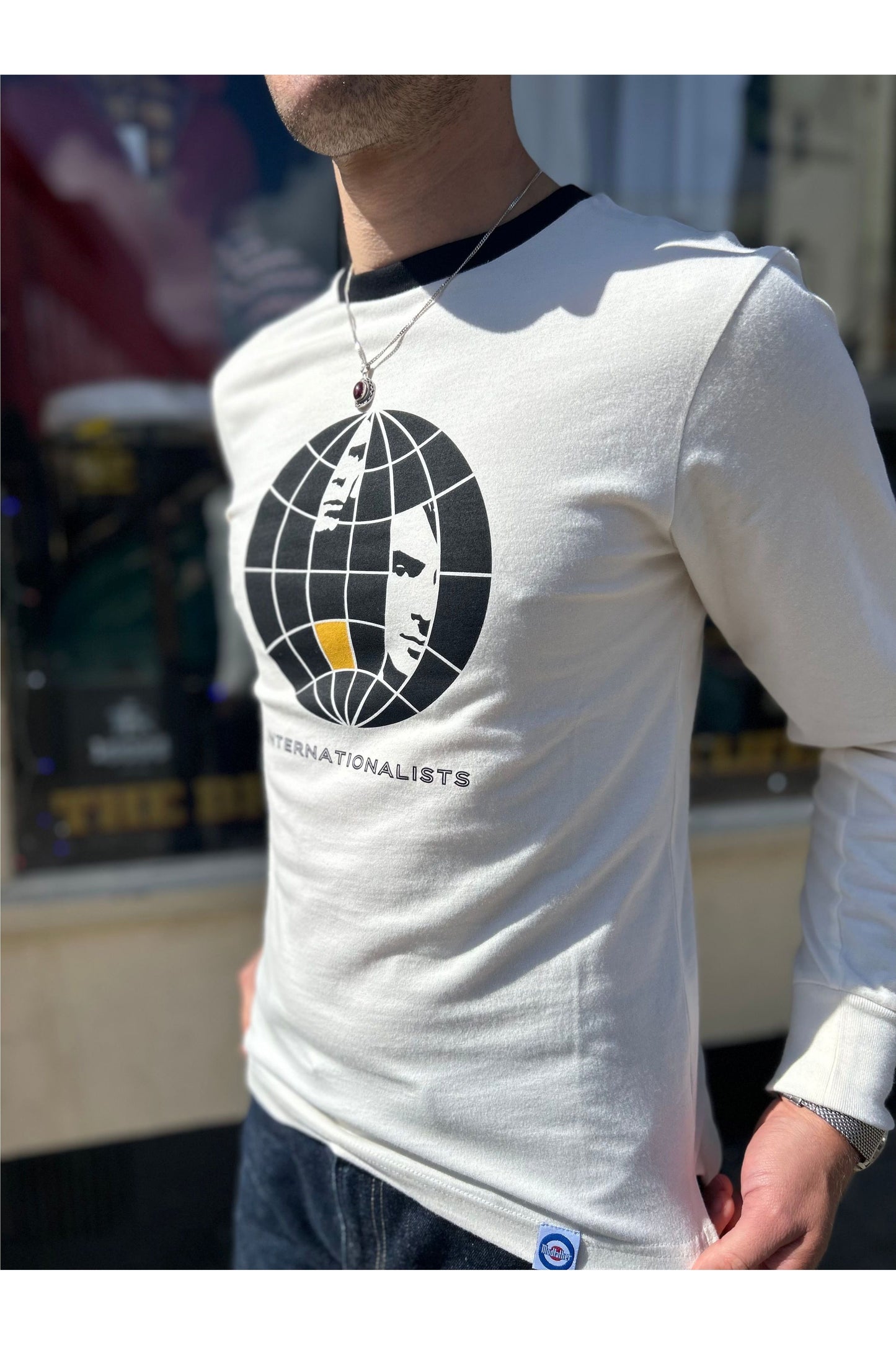 Internationalists Ecru Long Sleeve MF2539 - T-shirt