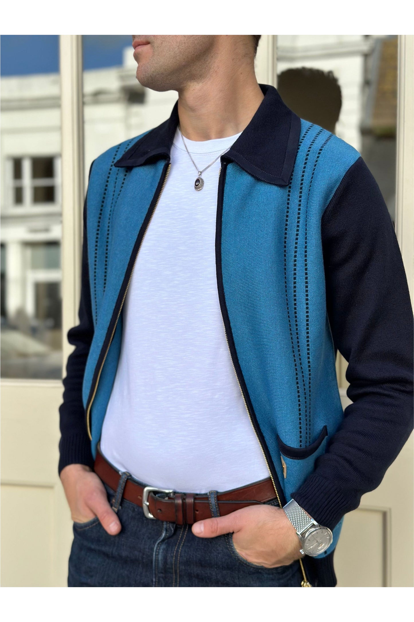 Clement Aqua - Yardi Cardi Knit