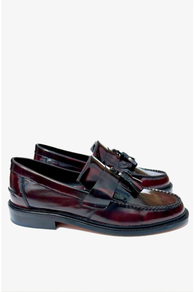 Rude Boy Oxblood - Tassel Loafer