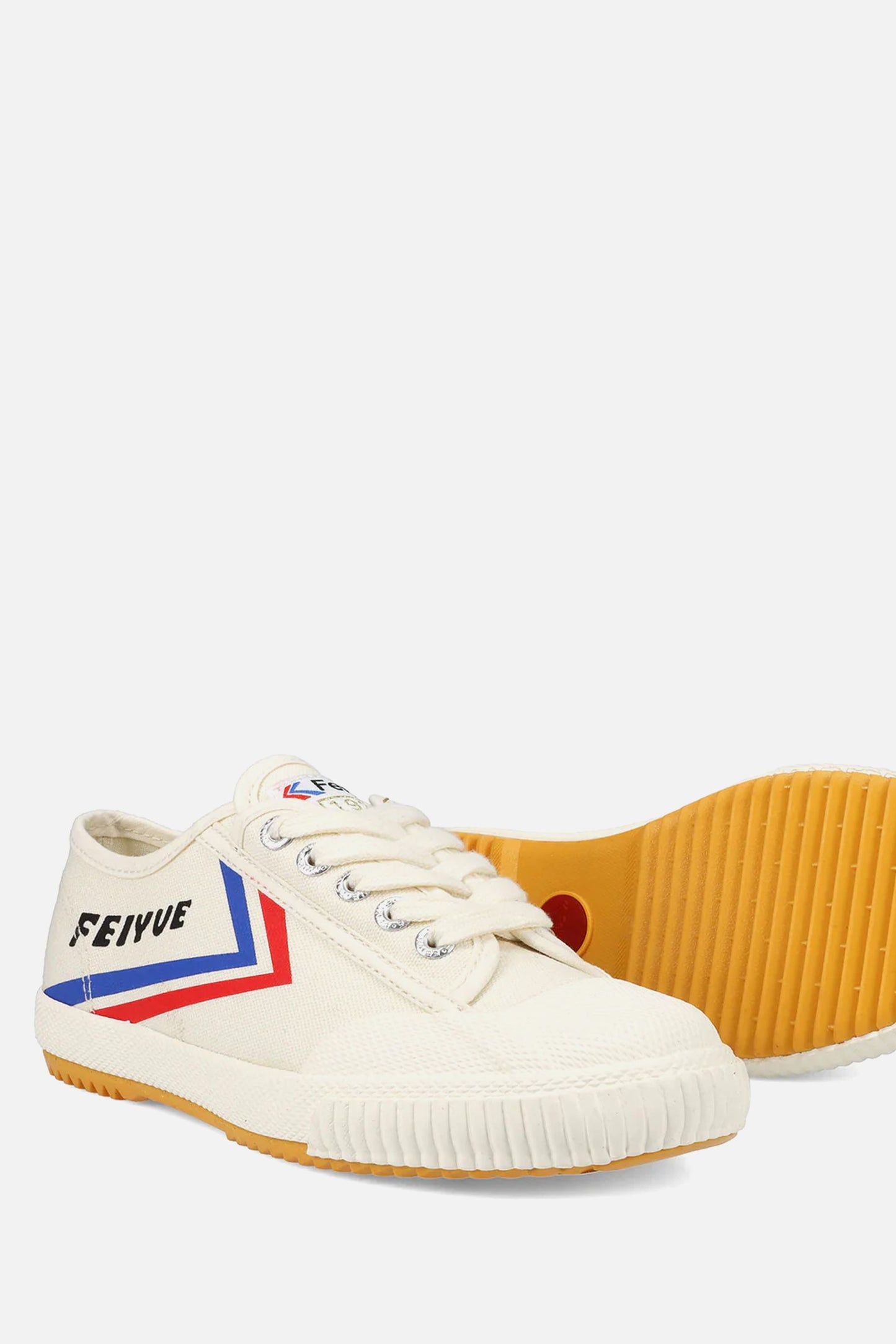 FE LO 1920 Unisex Canvas Ivory / Blue / Red - Plimsolls
