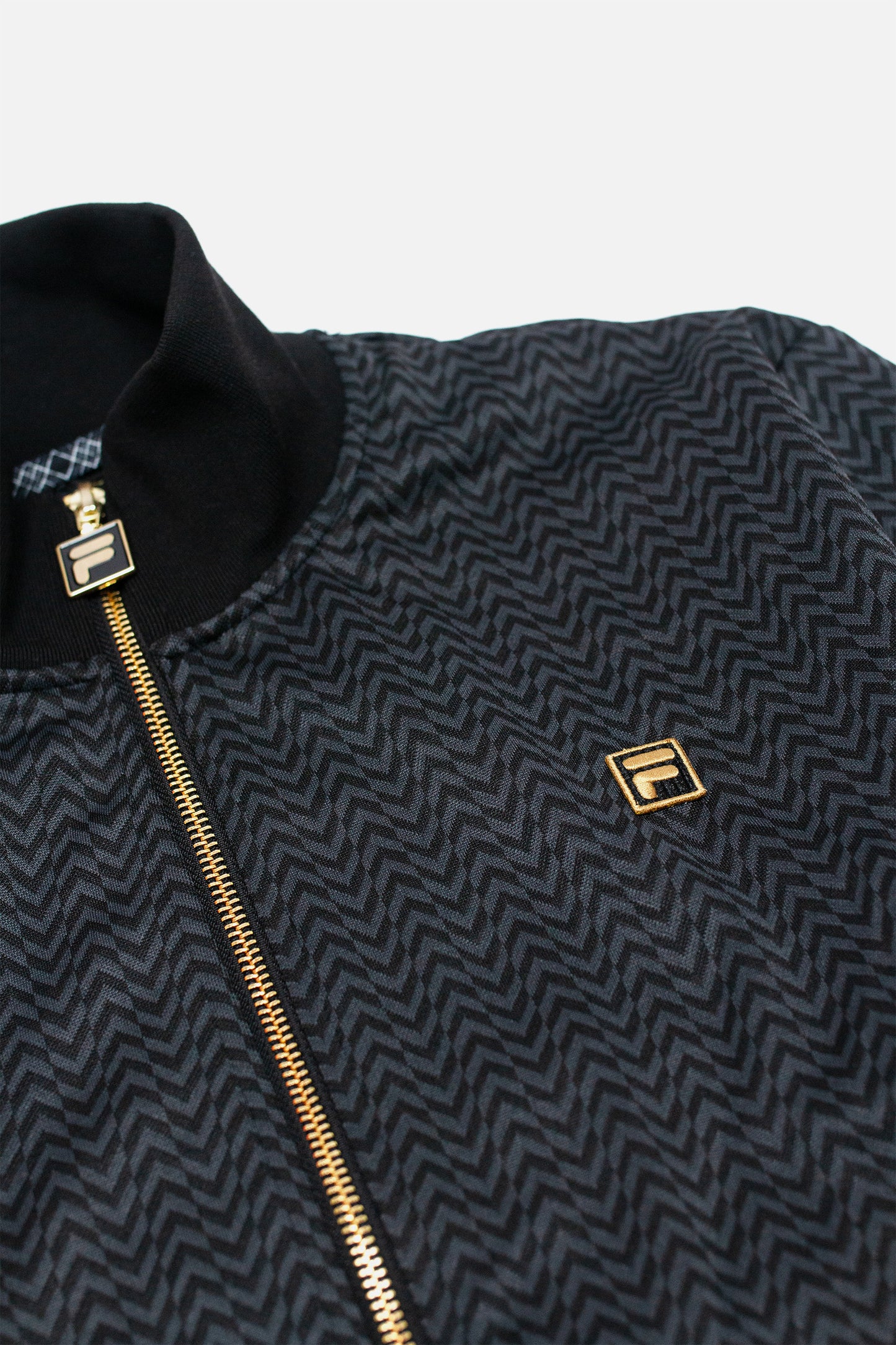 Gold Label Mathers Herringbone Black - Track Top