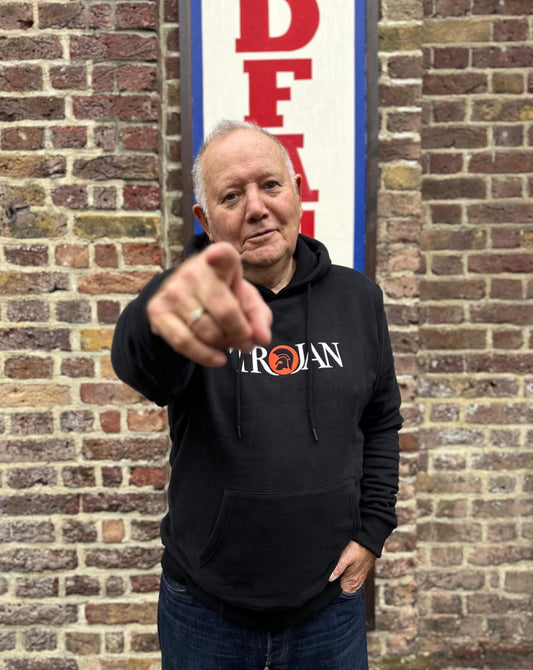 Trojan Records Embroidered Logo - Hooded Sweatshirt