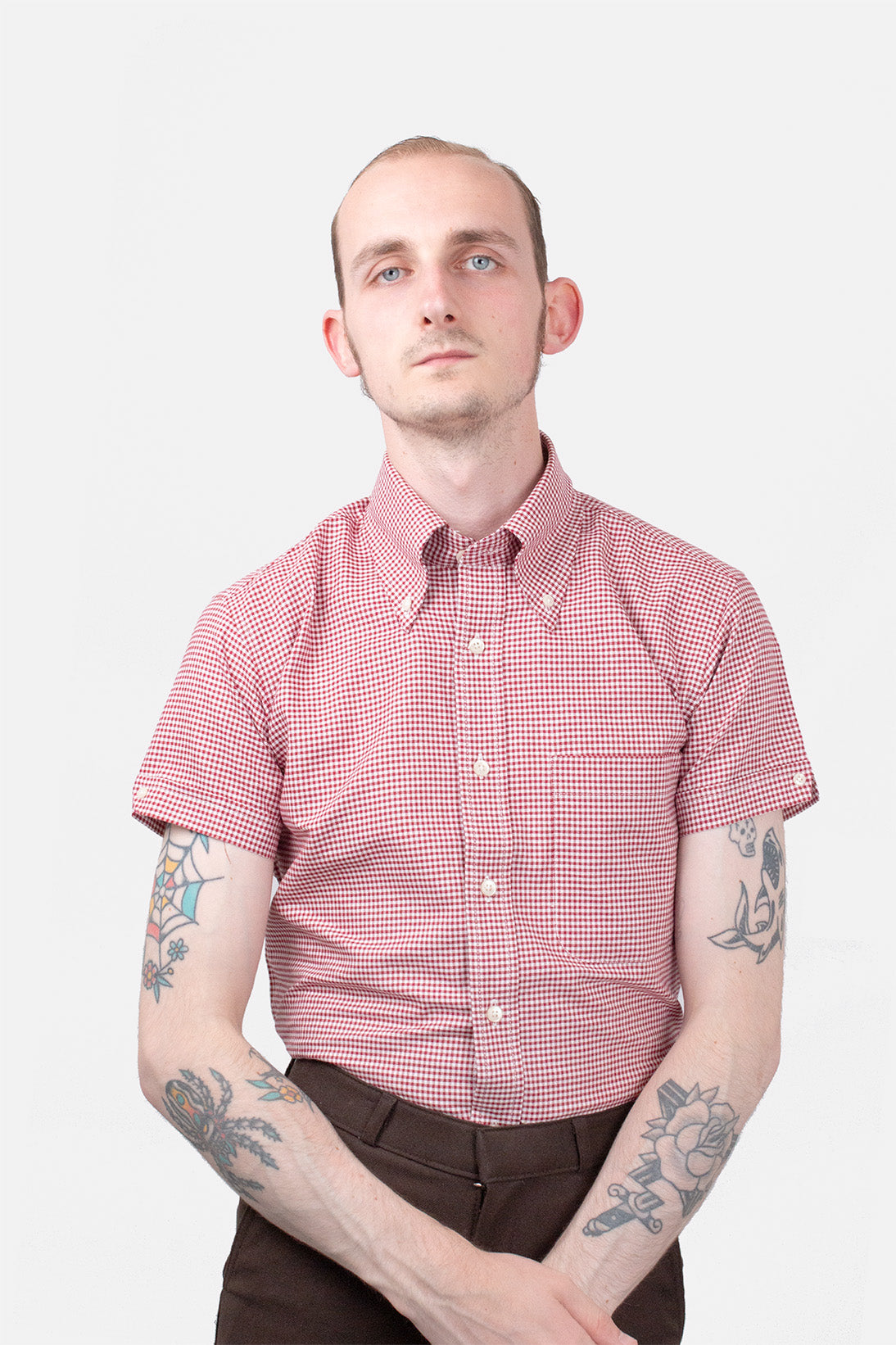 Gingham 'Kennedy' Red - Shirt